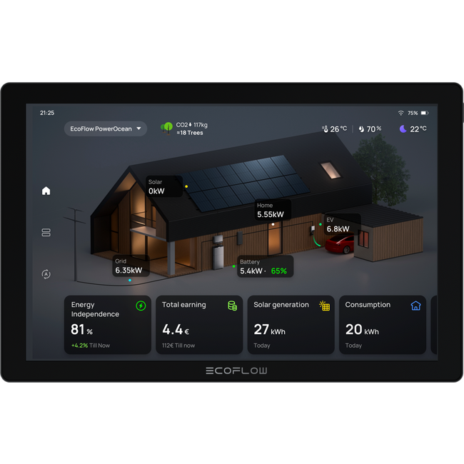 EcoFlow PowerInsight 2 – Slim Energie Monitor Display (11")