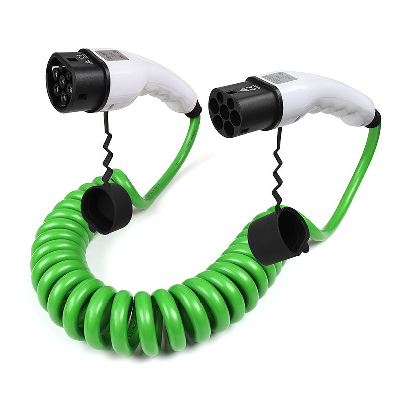 BlackCharge® Flex Laadkabel Type2 naar Type2 Mennekes – Efficiënt Laden op 11/22kW - BlackCharge 11kW