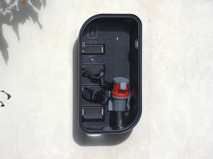 EVShield® ThunderCord CEE-Rood (22kW) Voordeelbundel – Complete Oplaadoplossing met Voordeelprijs! - BlackCharge Blanco (magnelis®) / Zwart