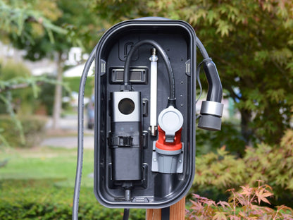 EVnoX TUBE clip-in-place montage met RVS montageclips in behuizing