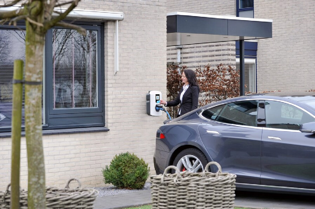 Alfen Eve Single S-line | 11 kW Laadstation | Socket of Vaste Kabel | Wit - BlackCharge Vaste kabel / Wit / Excl. Kabel