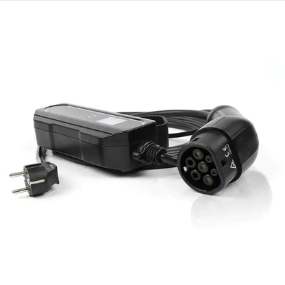 Laadkabel Type 2 naar Schuko met instelbaar laadvermogen tot 16A