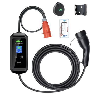 BlackCharge® Smart Mobiele Lader met App - Type 2