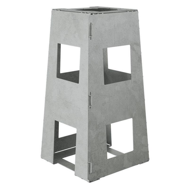 Fundering voor montagepaal Zaptec – stevige metalen sokkel voor in de grond