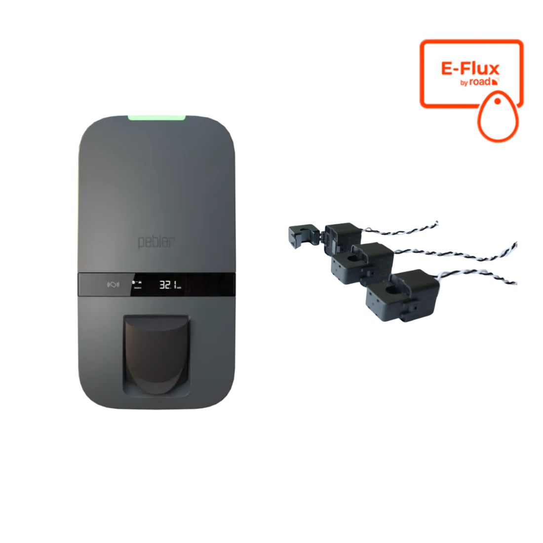 Peblar Business 22kW Laadpaal | MID Meter, RFID & Load Balancing | Socket of Vaste Kabel