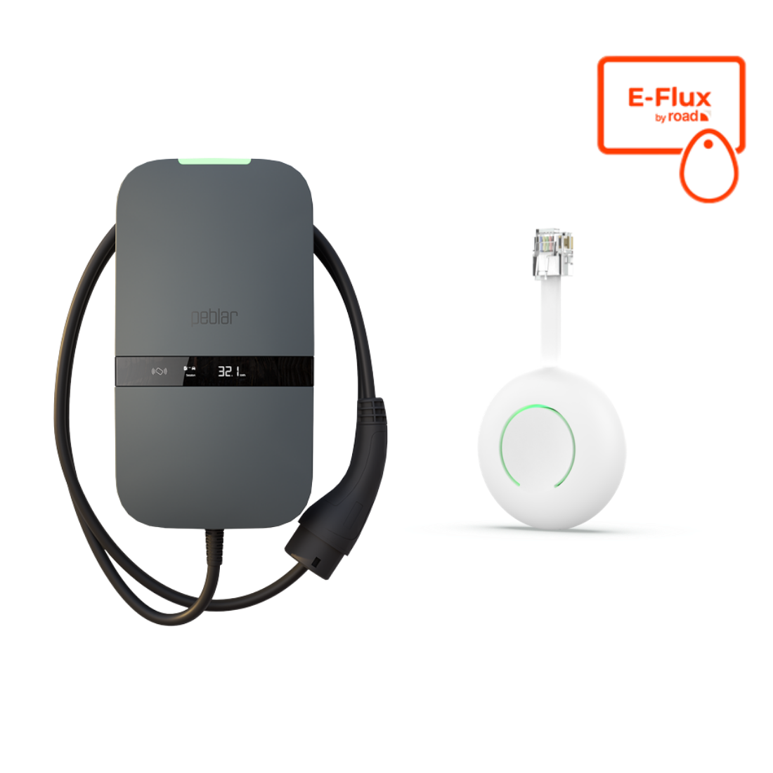 Peblar Business 22kW Laadpaal | MID Meter, RFID & Load Balancing | Socket of Vaste Kabel