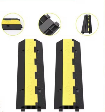 Kabeldrempel voor Laadkabels – 100cm | Anti-slip, Robuust Rubber, Modulair