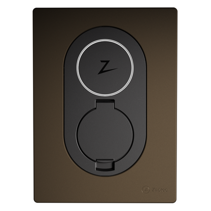 Zaptec GO 2 – Slimme laadpaal 22 kW met socket | RFID | Optioneel met installatie - BlackCharge Wood Brown