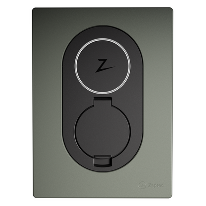 Zaptec | Go | Laadpaal | 22 kW - BlackCharge Moss Green