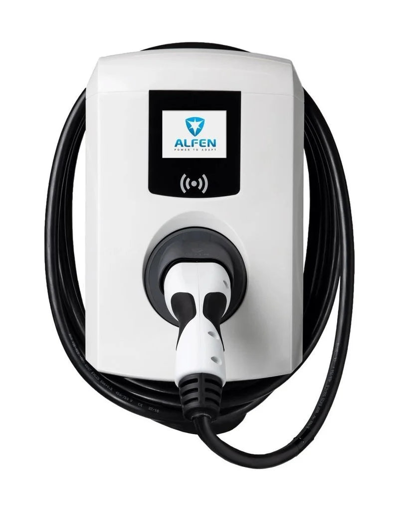 Alfen Eve Single Pro-Line 22 kW – 3-Fase – Met Socket of Vaste Kabel – Inclusief Installatie Optie - BlackCharge Vaste kabel / Excl. Kabel