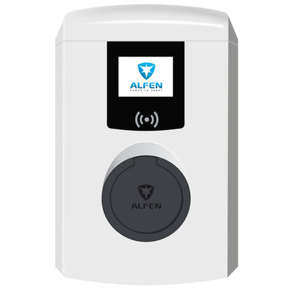 Alfen Eve Single Pro-Line 22 kW – 3-Fase – Met Socket of Vaste Kabel – Inclusief Installatie Optie - BlackCharge Vaste kabel / Excl. Kabel