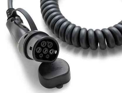 Ratio E-Line Type 2 Laadkabel – Coiled | 3 Fase | 16A | 11kW | 4 Meter | Spiraalkabel - BlackCharge Default Title