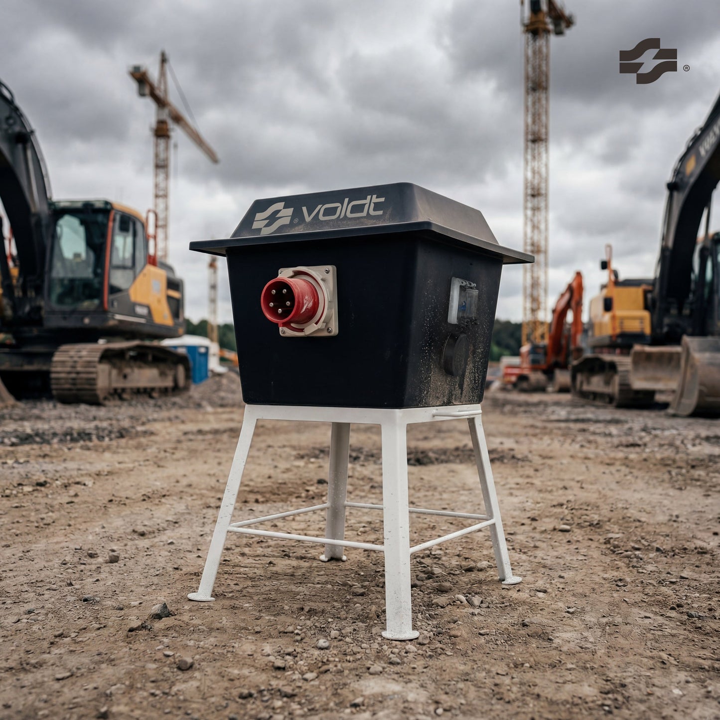 Voldt® Sitecharge - Dubbele Mobiele AC-Lader (Type 2)